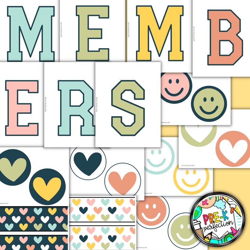 Kind Club Bulletin Board Varsity Letter Bulletin Board Etsy