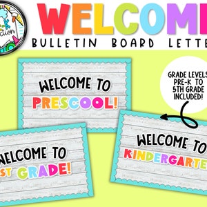 Rainbow Welcome Back to School Bulletin Board LETTERS | Bulletin Board LETTERS ONLY | Rainbow bulletin board letters