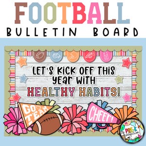 Nurse and Health Bulletin Board | Football Bulletin Board | Football Classroom Decor