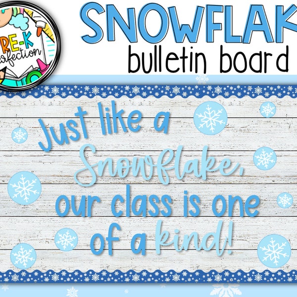 Winter Bulletin Board Kit Etsy