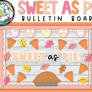 Pumpkin Pie Thanksgiving prikborddecoratie (digitale download)