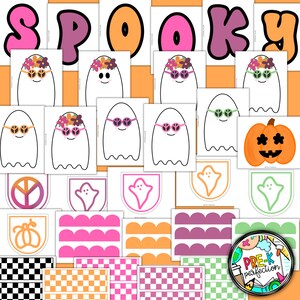 Groovy Ghost Bulletin Board | Hippie Ghost Decor | Ghost Decor - Etsy