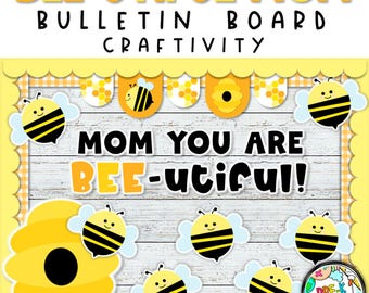 Mother's Day BEE-utiful Bulletin Board Decor (Digital Download)