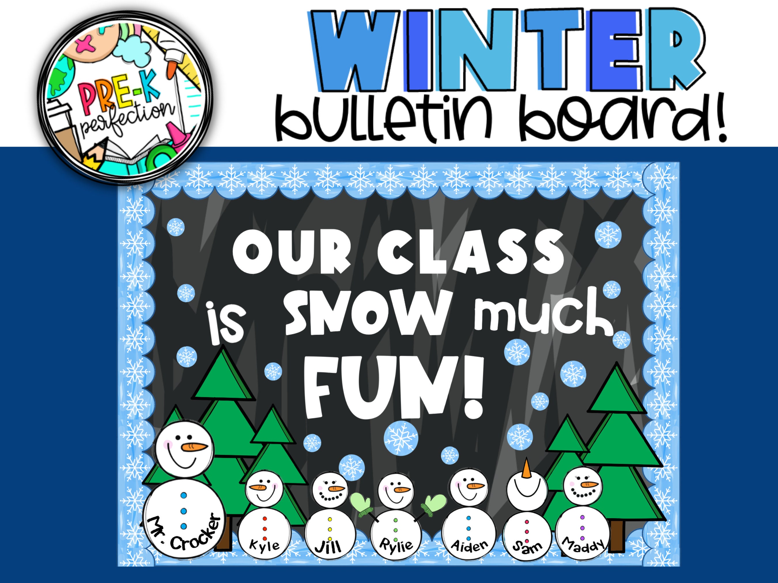 Looking for Fun Winter Bulletin Board Ideas & A Cool Craft