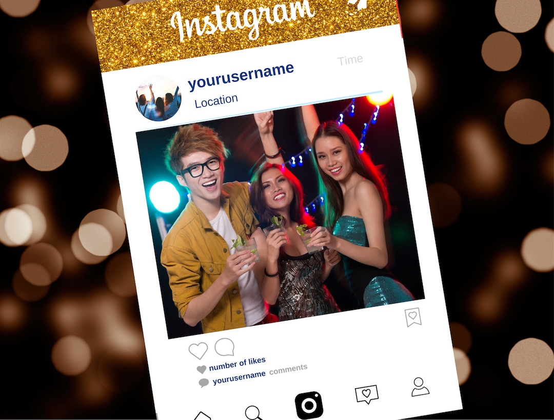 Instagram Frame, Instagram Prop, Photo Booth Prop, Wedding Frame, Party