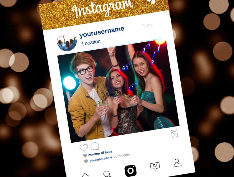 Instagram Frame, Instagram Prop, Photo Booth Prop, Wedding Frame, Party