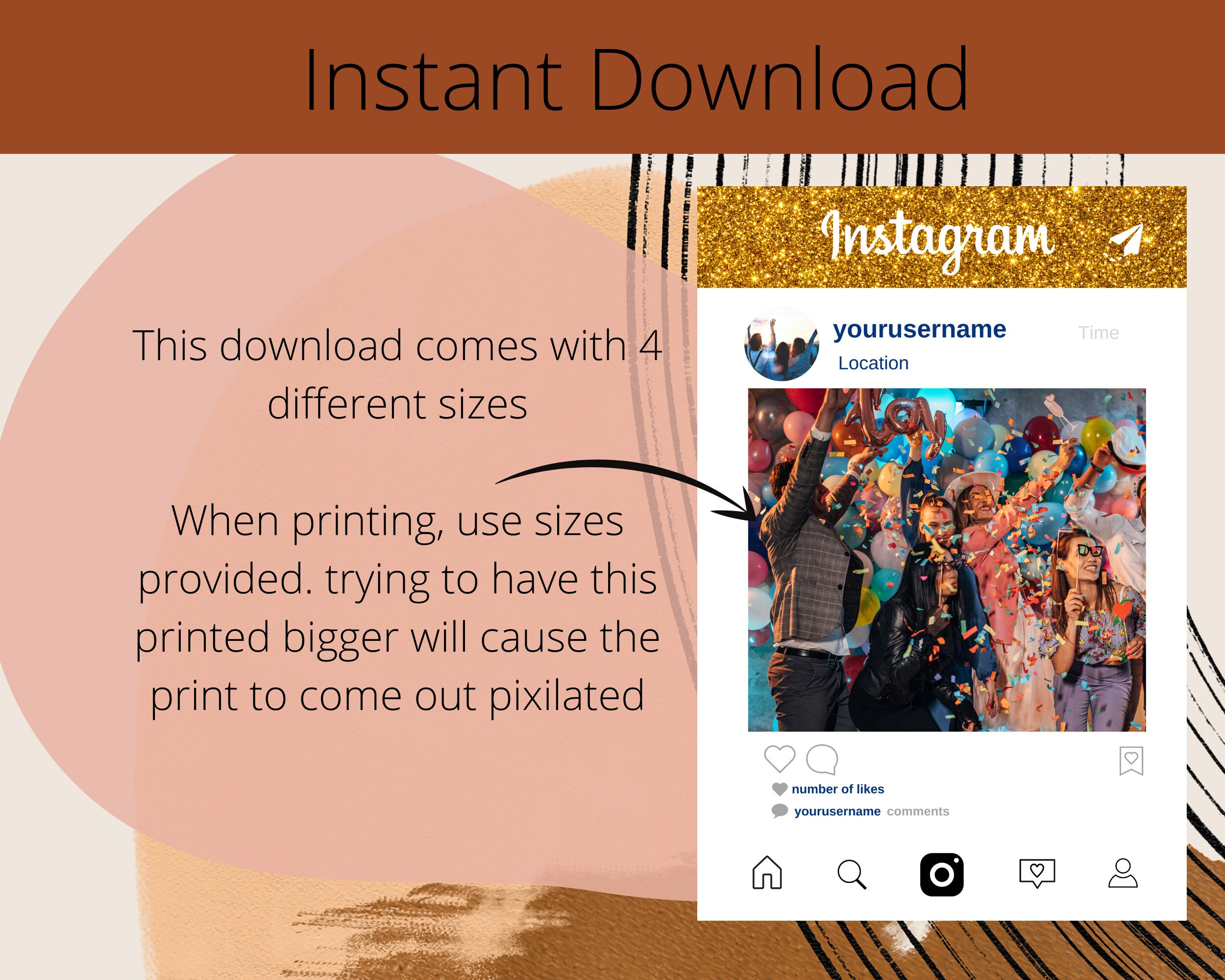 Instagram Frame, Instagram Prop, Photo Booth Prop, Wedding Frame, Party