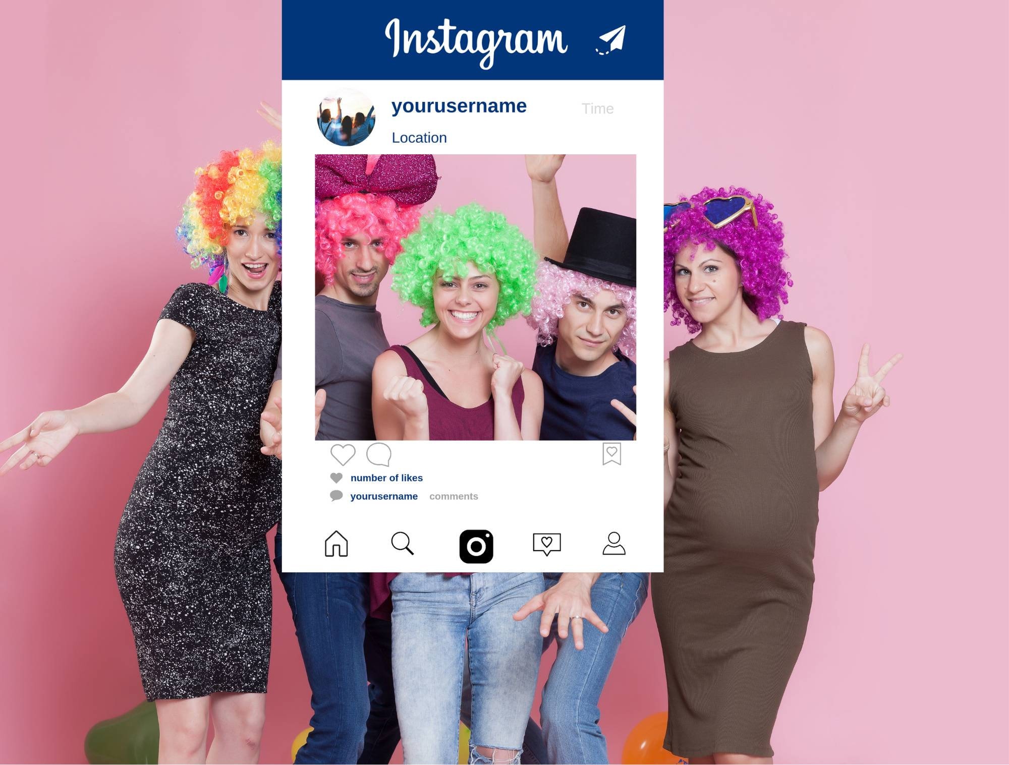 Instagram Frame Costume