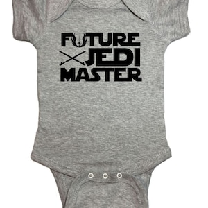 Star Wars Baby Onesie "Futuro Maestro Jedi" Vestiti per bambini