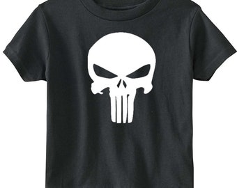The Punisher Toddler Shirt  "Skull" Baby Clothes