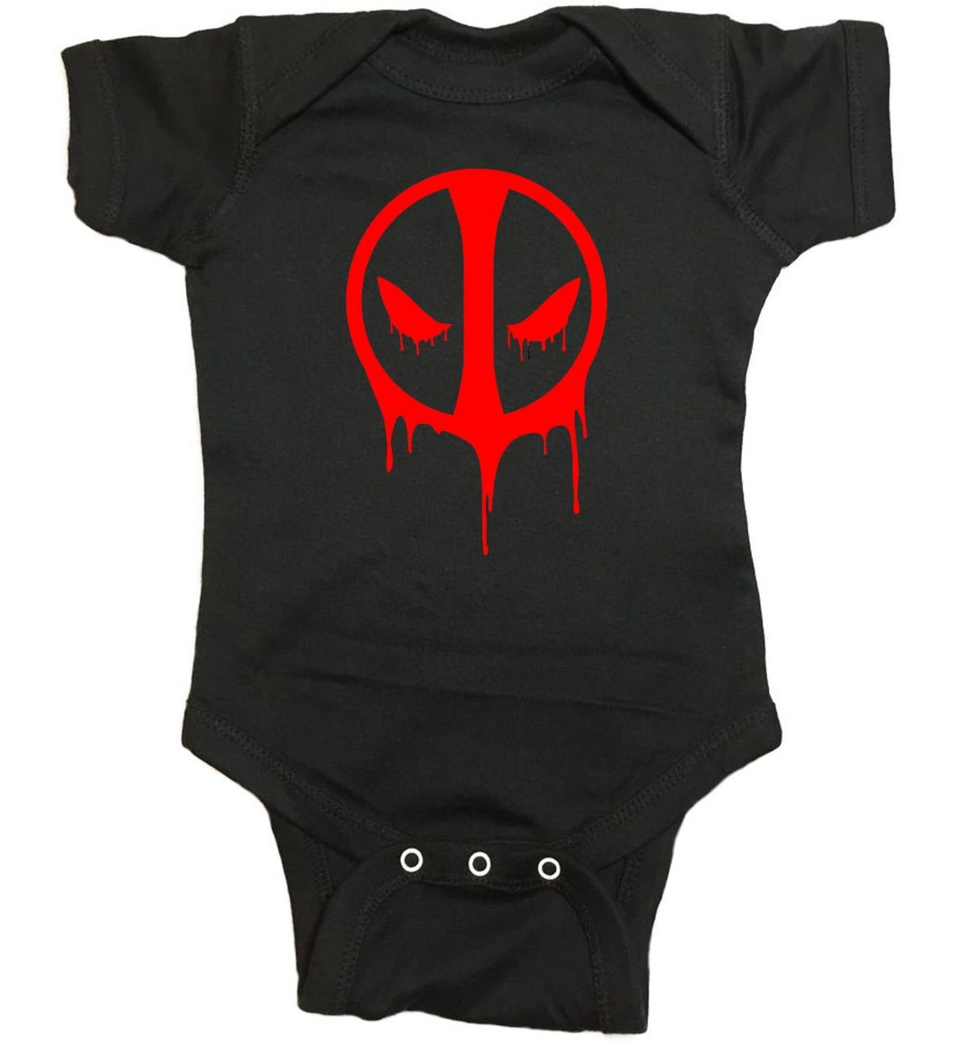 Deadpool deals baby onesie