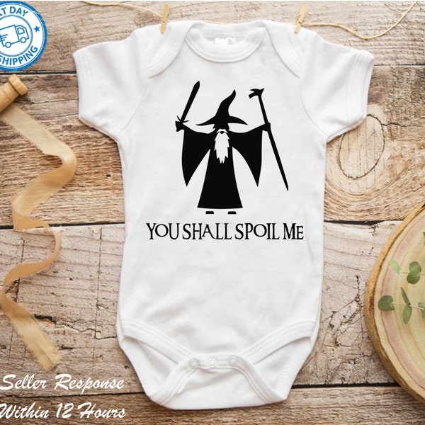 Lord of The Rings Baby Onesie "Gandalf" Bodysuit Baby Clothes