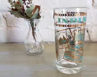 Indiana Midcentury Souvenir Glass
