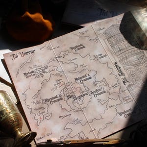 Kaart van Tal Verrar- Lies of Lock Lamora