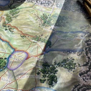Een kaart van het Westland - Het Rad des Tijds