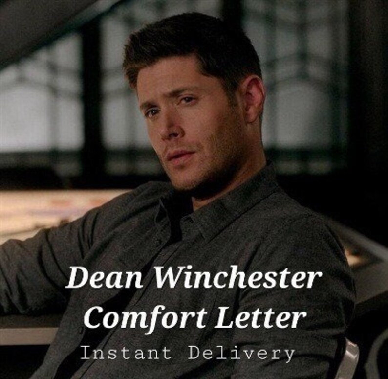 Comfort Email from Dean Winchester Download image 1