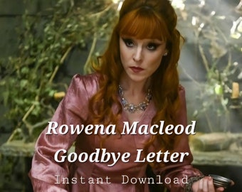 Goodbye Letter from Rowena (Download)