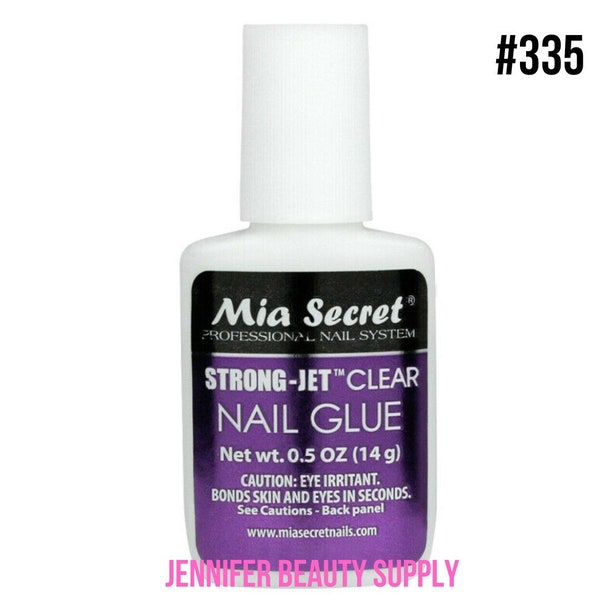 Mia Secret Strong Jet Clear Nail Glue 0.50 OZ