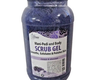 SPA REDI Mani and Pedi Scrub Gel Lavender 1 Gallon | JBS