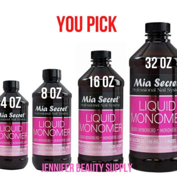 Mia Secret Liquid Monomer Acrylic | Jennifer Beauty Supply