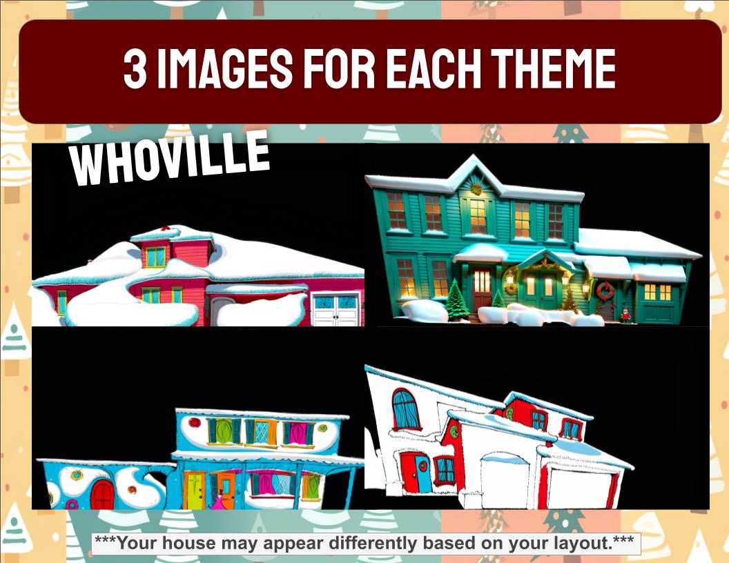 Christmas Projection Mapping Facade Pack! - PACK 4 - Three Themes ...