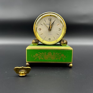 Vintage Reuge Musical Alarm Clock
