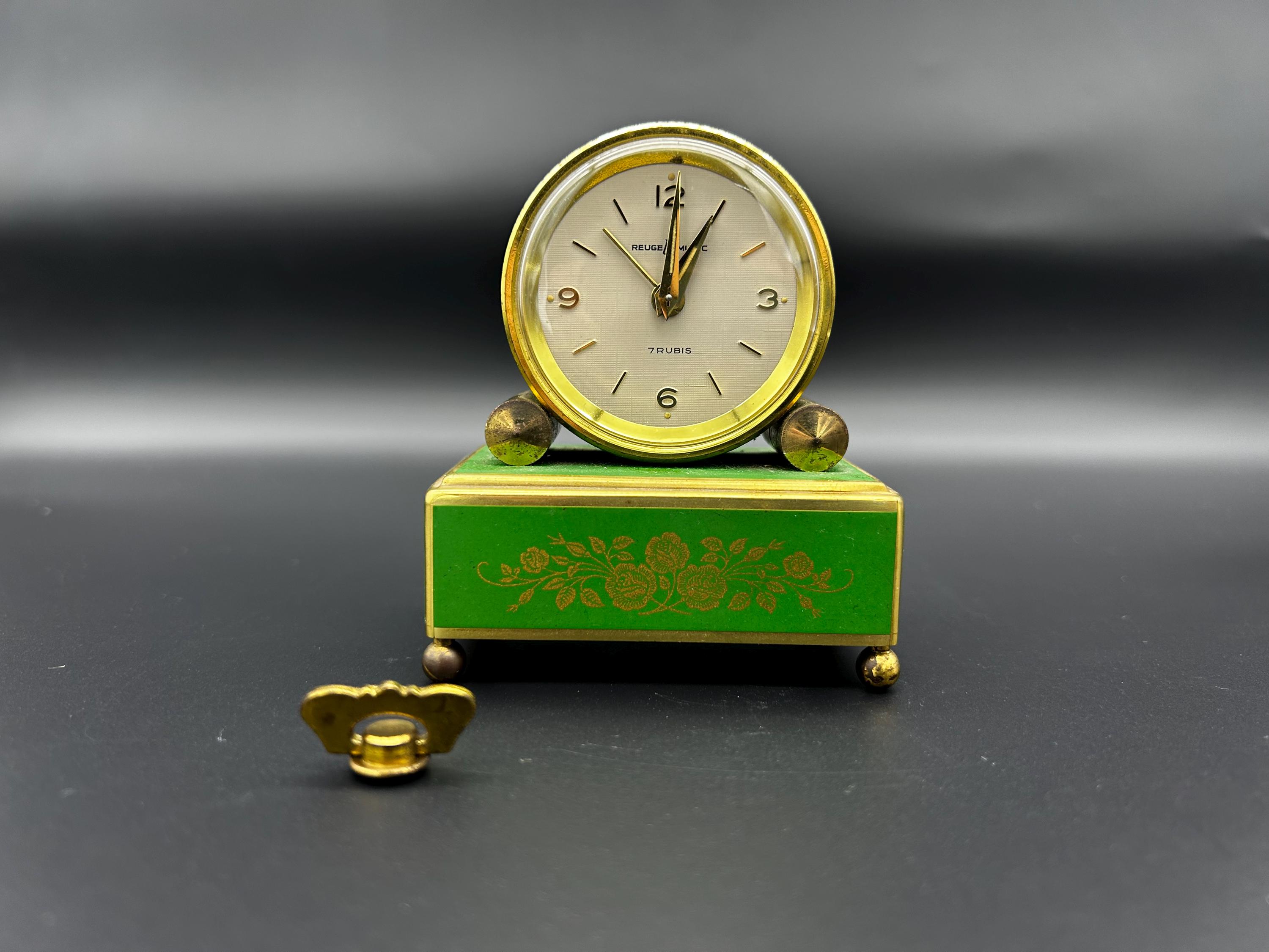 Vintage Reuge Musical Alarm Clock - Etsy