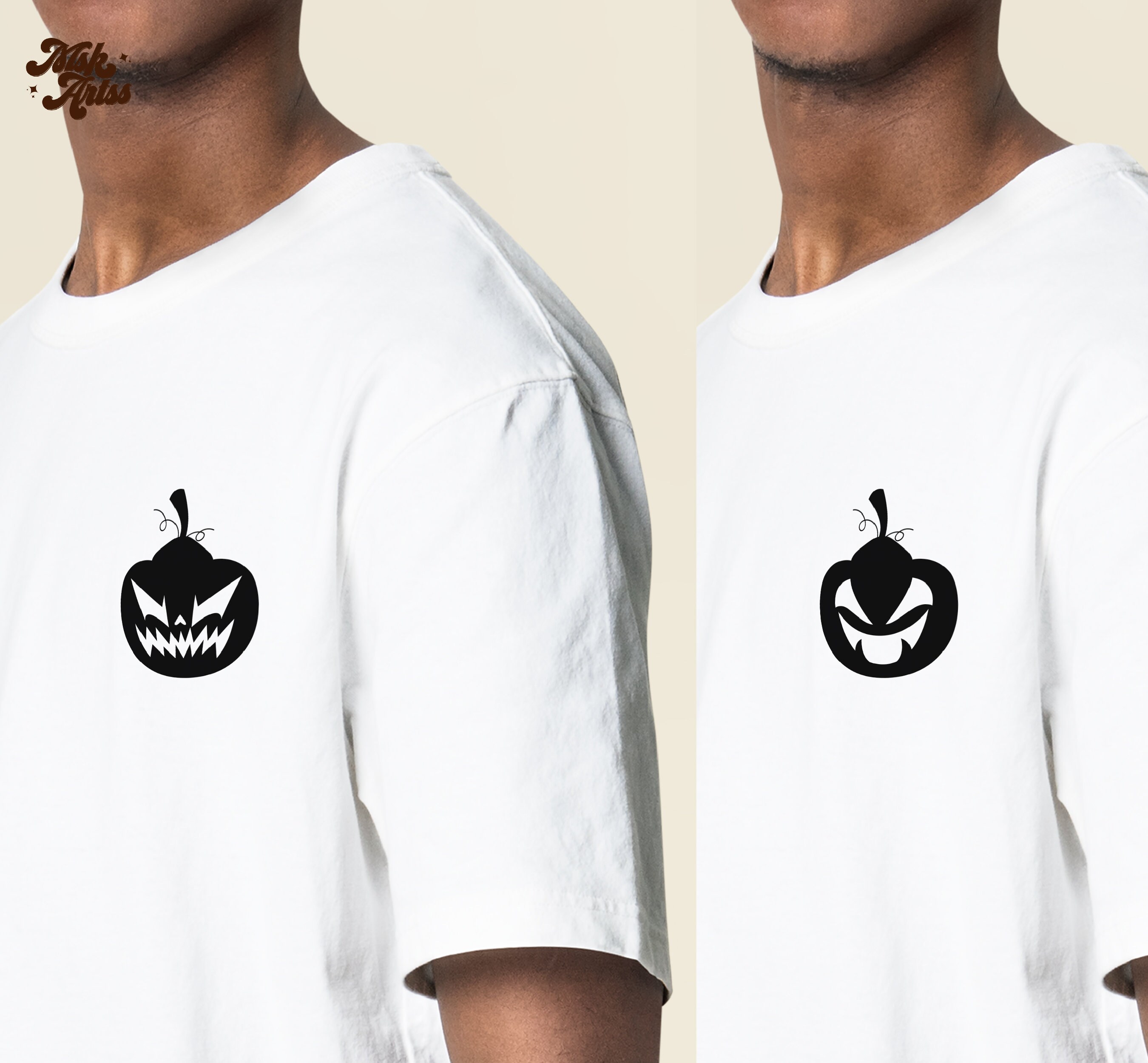 Halloween Face Pumpkin Svg Bundle, Set of 6 Jack O Lantern Face SVG ...