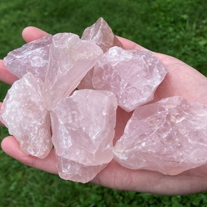 1 kg Rose Quartz Rough Stone, Bulk Wholesale Deals, Raw Pink Healing Crystals