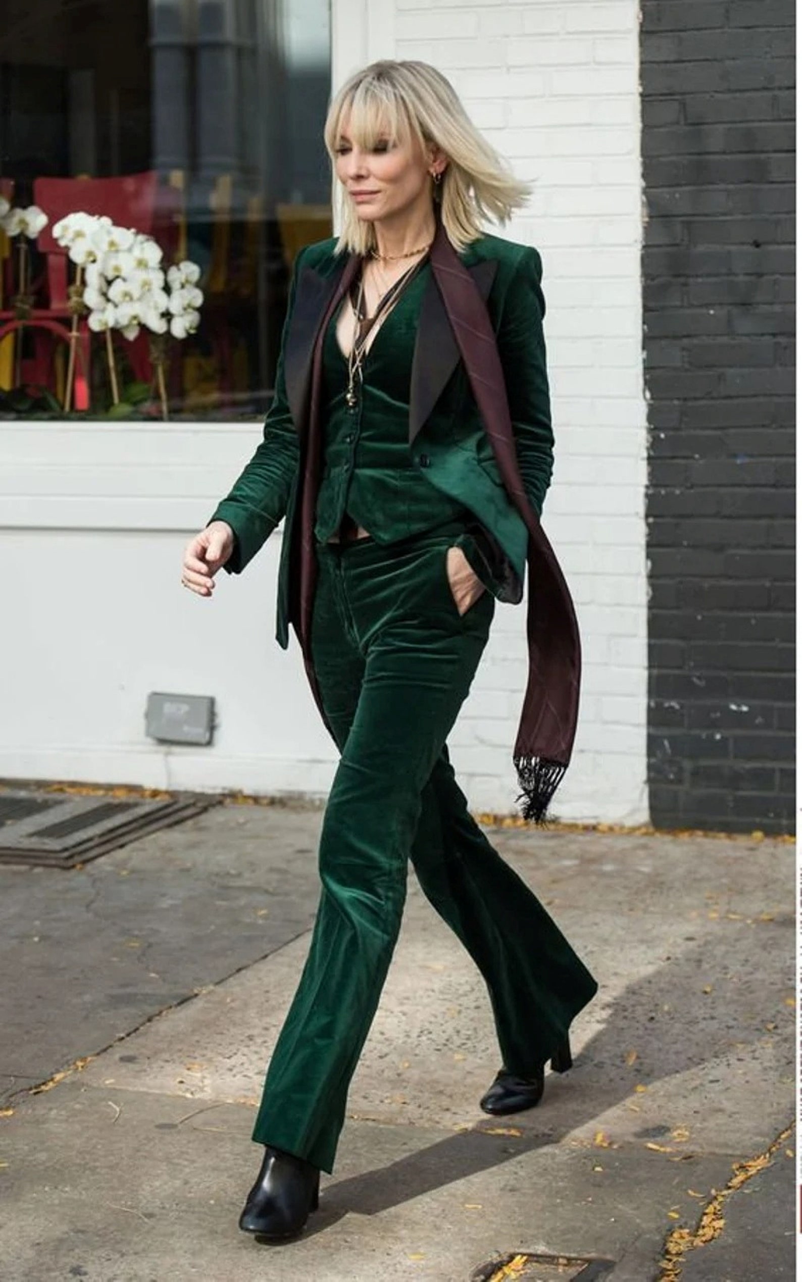 Women Suit Green Velvet 3 Pc Tuxedo Suit Designer Custom Made - Etsy