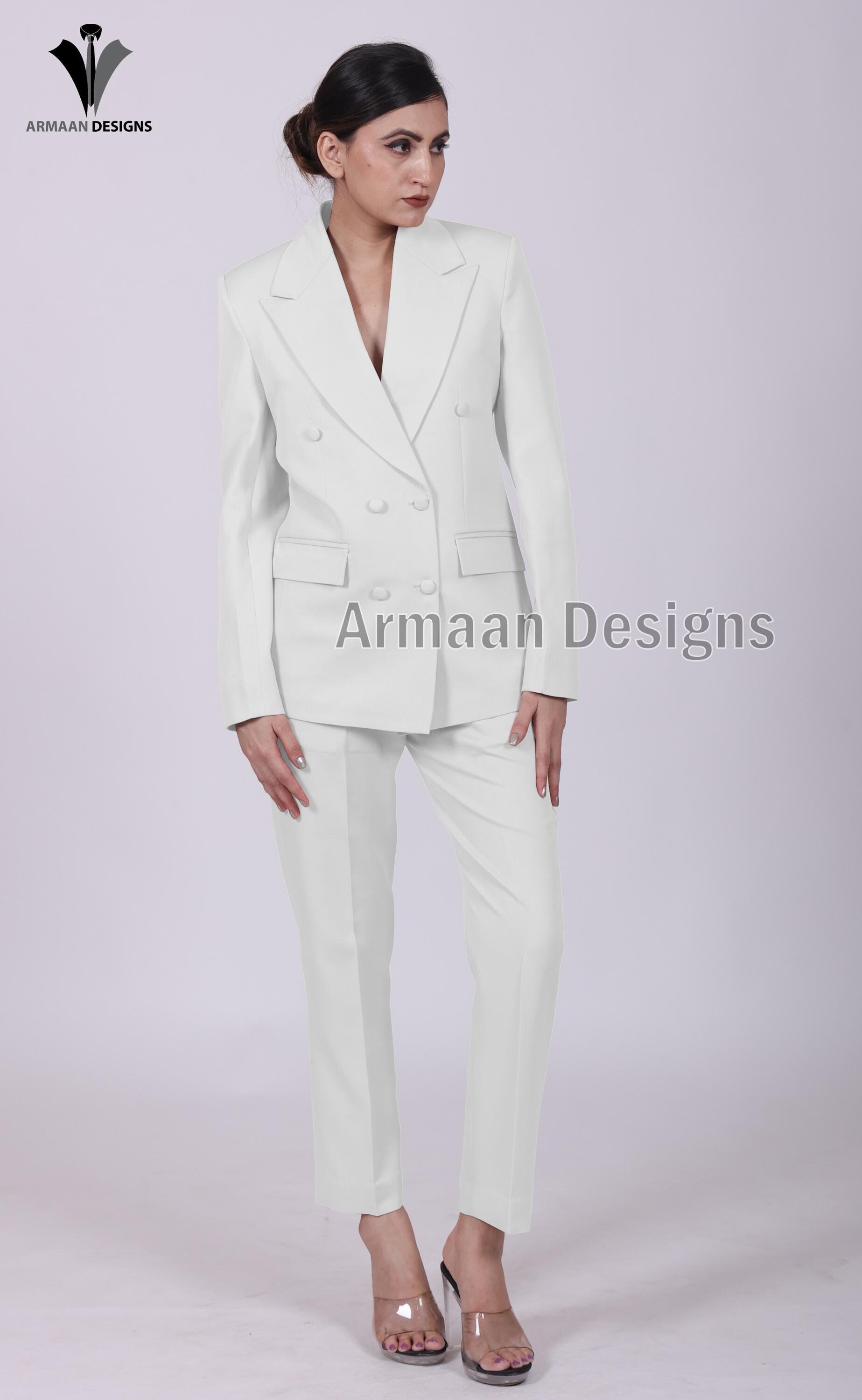 スーツ MARNI Women Suits LABMA1420R0UTC536CYW01 White Women's Pearl White Suit | Tom James Company