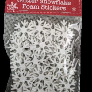 EVA foam stickers - Snowflakes