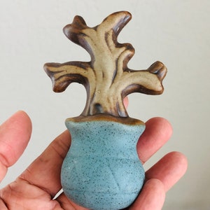 Handmade Ceramic Tree Branch Flower Pot Decoration