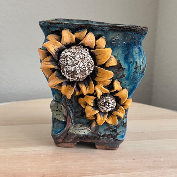 Beautiful Hand pinched flowerpot succulent ceramic flower pots