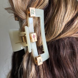 Mahjong Hair Clip - Etsy display picture 1