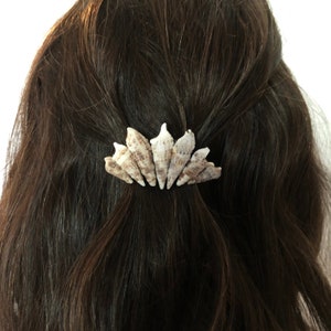 Mermaidcore seashell hair clip barrette for a beach lover mermaid image 6
