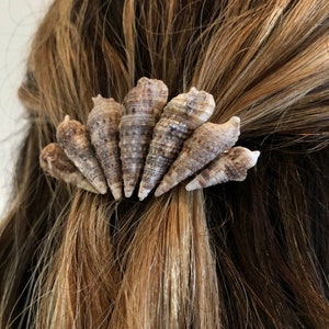 Mermaidcore seashell hair clip barrette for a beach lover mermaid image 2