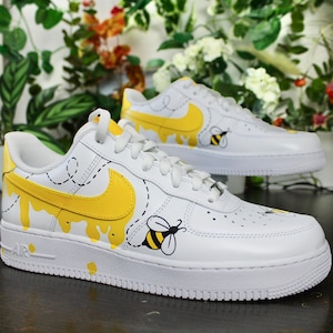 Abeilles airforce one sneaker custom, personnalisation de chaussures, Cadeaux pour Noel