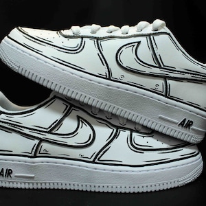 Cartoon air force 1 custom / AF1 sneakers / personalized sneakers / Customized shoes / ideal gift