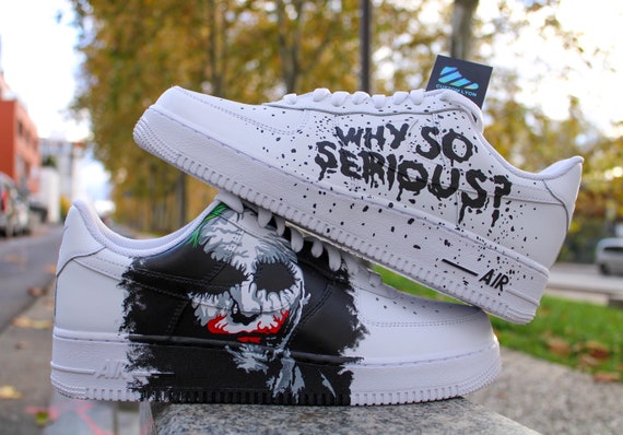 Buy Joker Air Force One Custom, for Men Woman and Child, Why so Serious  Sneaker Personalized, Ideal Gift, Birthday Online in India 