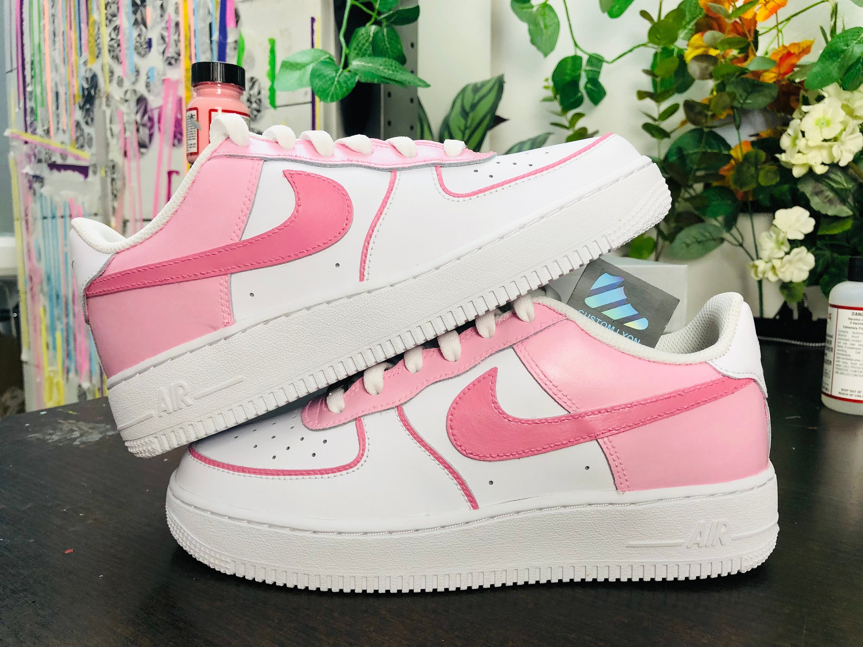 pink dior air force 1