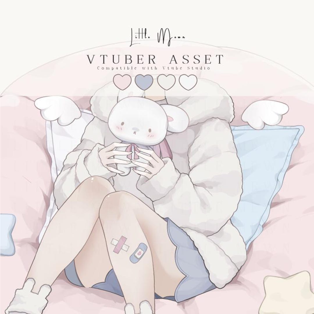 Vtuber Cuddly Bean Bag Body Model Outfit Asset for Vtube Studio, Rigged Animated Props - Etsy