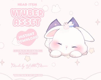 VTuber Asset | Rigged Sleeping Bunny