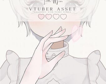 Vtuber Asset | Premade Mouse Tracked Hand Pose | VTube Studio | Rigged Animated Props
