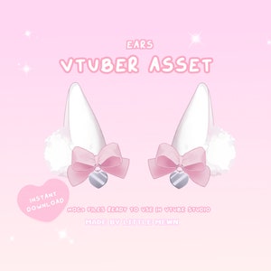 VTuber Asset | Rigged Princess Bunny Ears