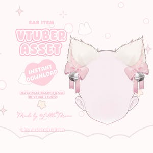 VTuber Asset | Rigged Sweet Melody Cat Ears