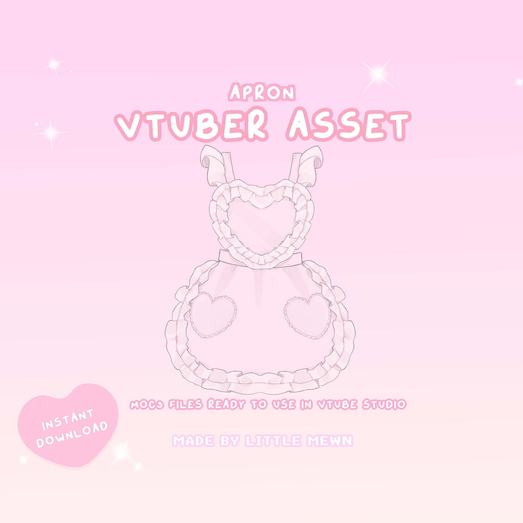 Fartuszek na streamy z pieczenia