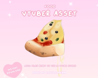 VTuber Asset | Rigged Cheesy Pizza