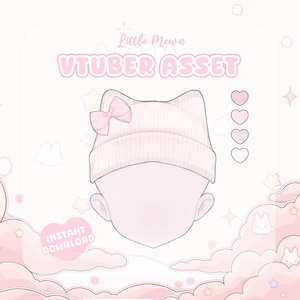 VTuber Asset | Rigged Cat Ear Beanie