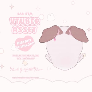 VTuber Asset | Rigged Cute Vtuber puppy Ears